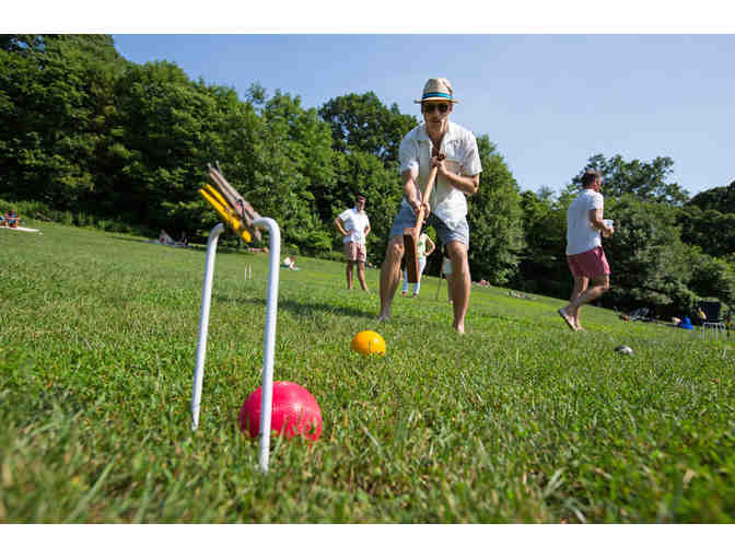 Croquet with Piper and Gabe