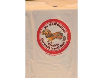 Be Pawsitive Frankie Joyful Paws Medium T-shirt Cart Wheelie Dachshund Dog