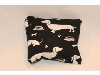 Dachshund Cloth Plastic Bag Holder for Kitchen or Laundry Room