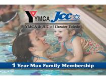 YMCA 1-Year Family Max Membership