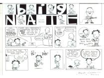 "Big Nate" Sunday Comics Original Art from Lincoln Peirce