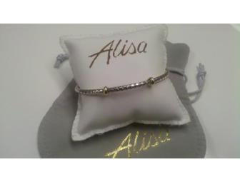 Alisa silver/18 ct gold bracelet