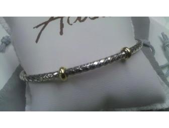Alisa silver/18 ct gold bracelet