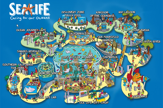 Map of Sea Life