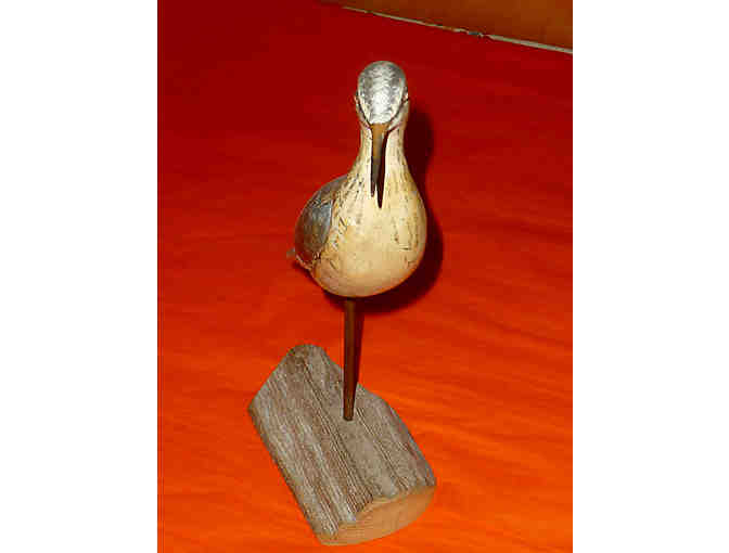 Upland Sandpiper Wood Carving
