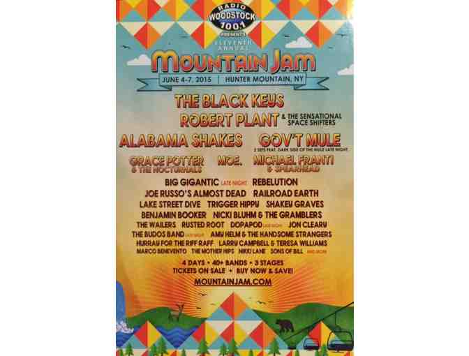 MOUNTAIN JAM!!! Pair of 3 day Passes for the 11th Annual MOUNTAIN JAM Concert