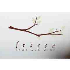 Sponsor: Frasca Food & Wine