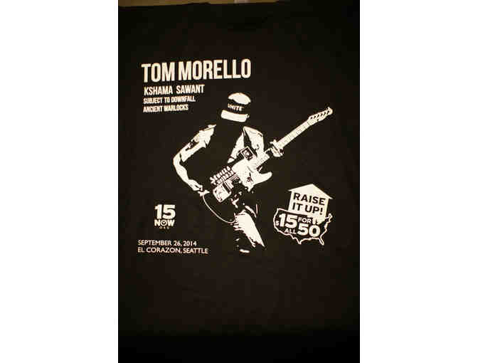 Limited Edition Concert T-shirt from $15 Now Benefit with Tom Morello and Chris Cornell