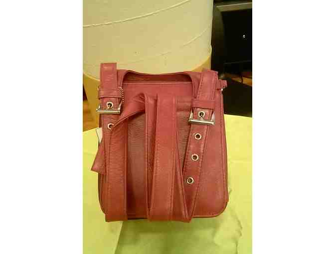 Genuine Leather Organizer Tote