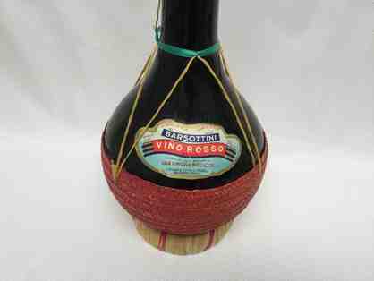 Vintage Vino Rosso Long Neck Wine Bottle