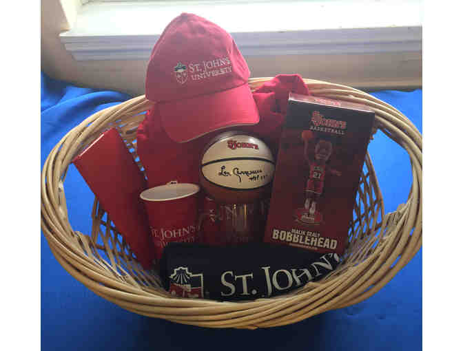 St. John's Basketball Tickets & Basket of Goodies