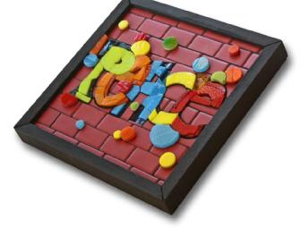 'Peace'- In the way of graffiti on a brick wall. by Emilie Ollier