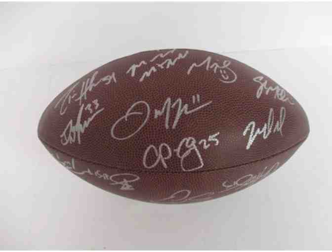 2016 New England Super Bowl Champions Team Autographed Football