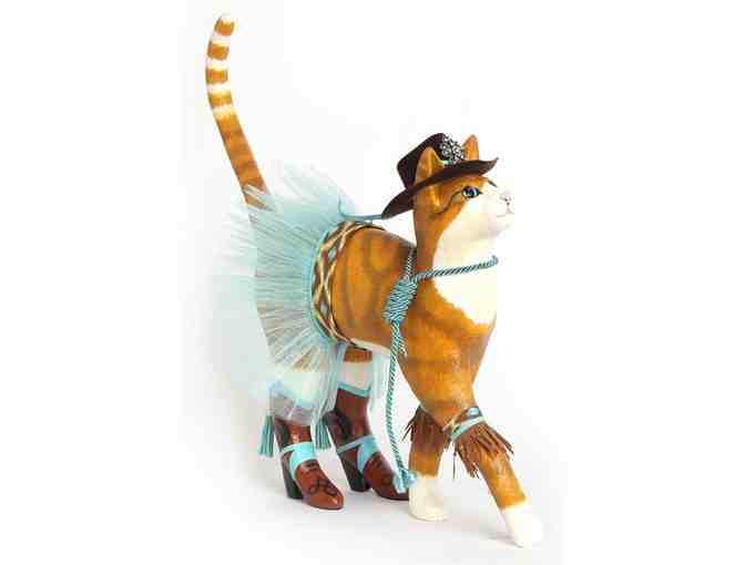 26 Mini Cat - Cat Ballou - Painted Cat