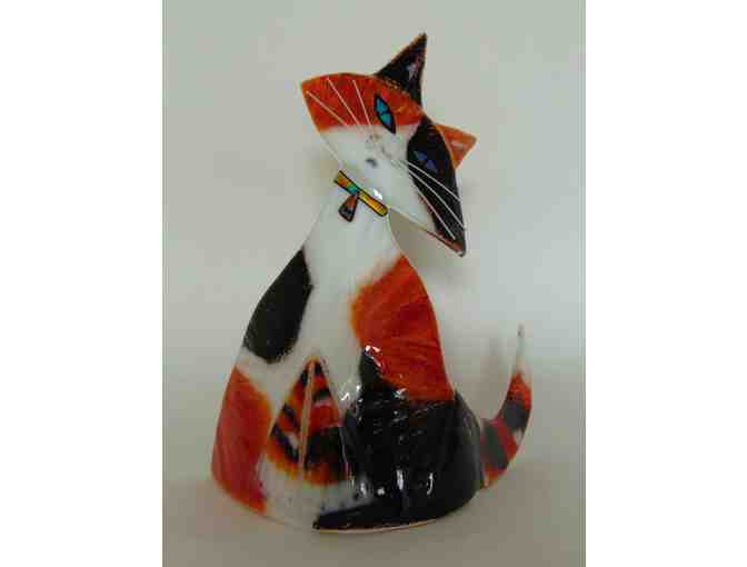 Clay Cats - Calico Fused Glass