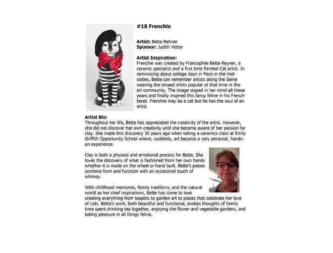 18 Big Cat - Frenchie - Painted Cat