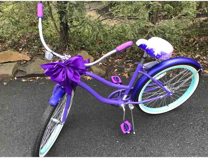 Purple Huffy Cruiser Bike