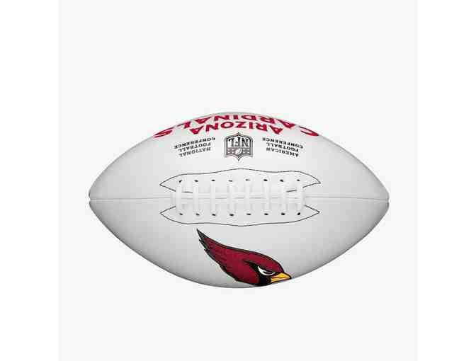 Football Signed by Arizona Cardinals #4 Greg Dortch
