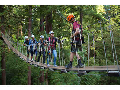 Tickets for Two on the Sequoia Aerial Adventure at Mount Hermon Adventures
