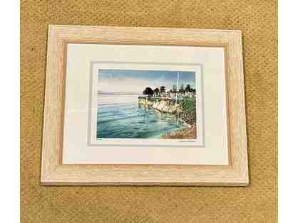 Watercolor print with certificate of authenticity-