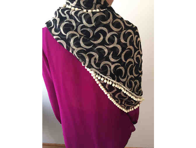 Jennifer George NYC silk scarf