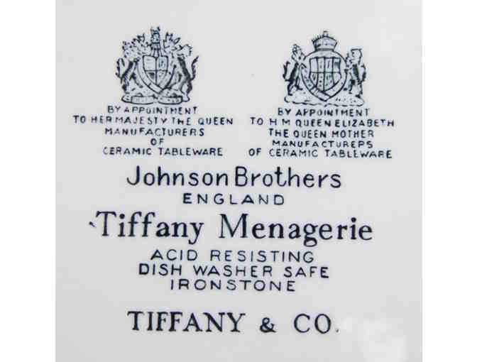 4 TIFFANY & CO. Menagerie Plates
