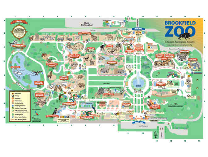 Brookfield Zoo - One Family Admission Package