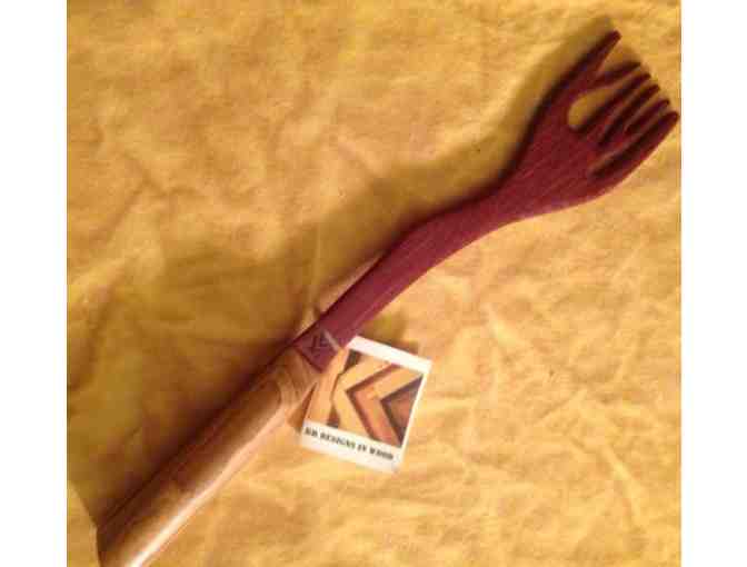 Wooden Pasta Serving Fork - Handcrafted