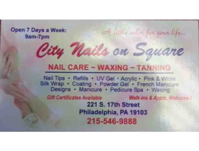 Manicure and Pedicure - City Nails on Square Philadelphia, PA