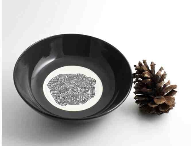 Fingerprint Maze Bowl