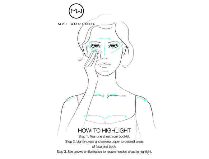 Mai Couture Gift Set -  Face Papier Collection - Luxurious, Convenient, Innovative Make-Up
