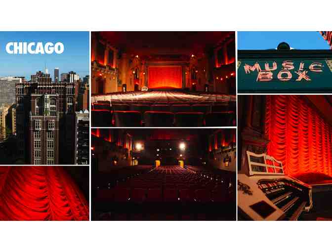 Music Box Theatre in Chicago-Movie Package(1 'Admit 2' Pass, 1 Popcorn Pass, 1 Soda Pass)