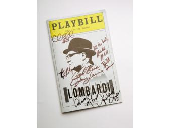 'Lombardi' Cast signed Playbill
