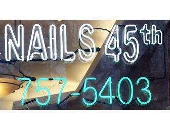 New Nails 45th - Gift Certificate for Manicure and Pedicure