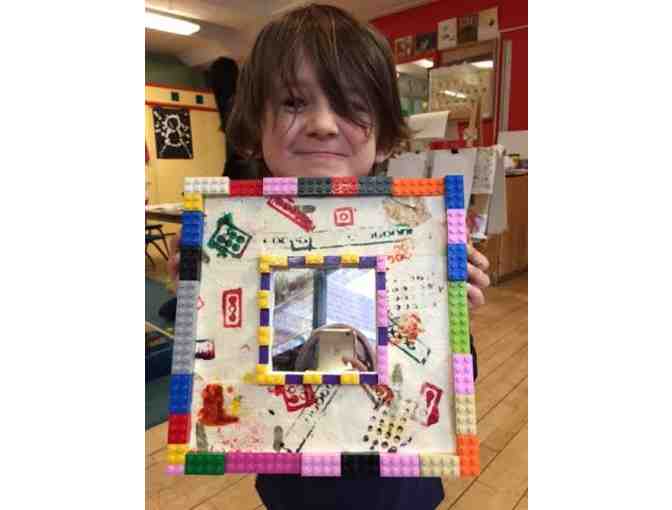Extended Day Project - Lego Blocks and Lego Print Mirror