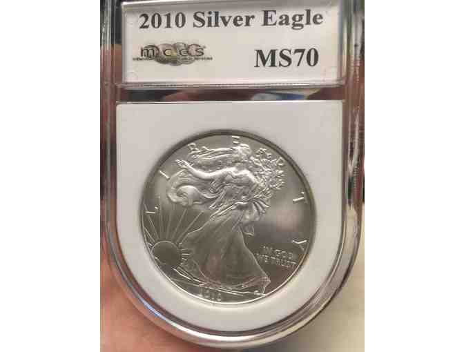 US Silver Dollar - 2010 Silver Eagle MS70