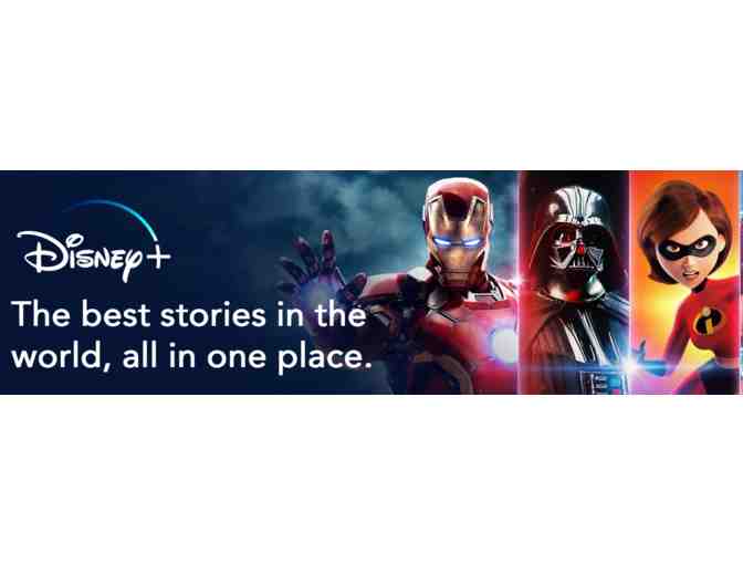 Disney+ - A one year subscription to Disney's new streaming service