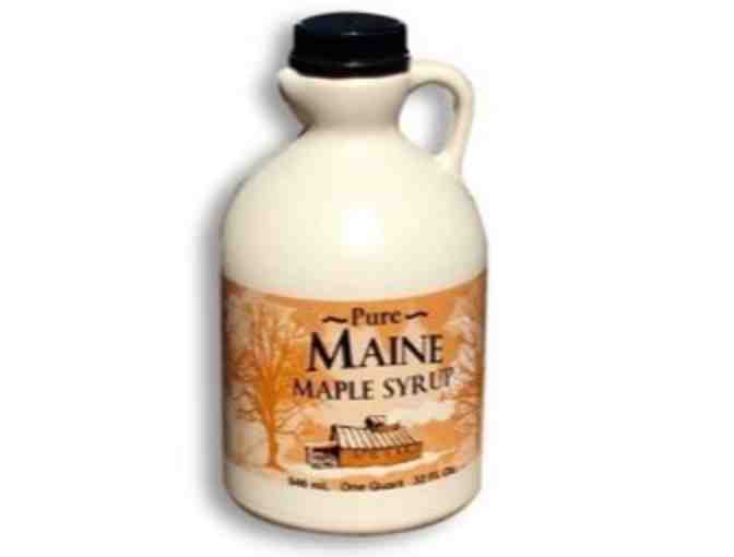 Pure Maine maple syrup from Grandpa Joe's Sugar House