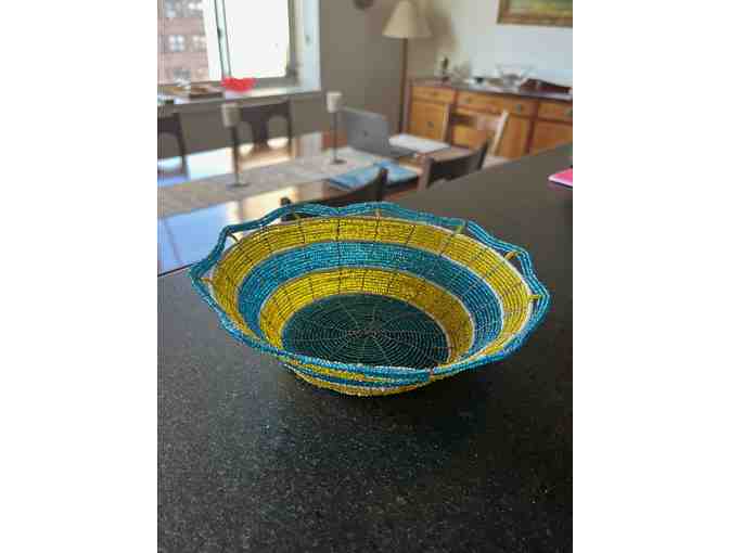 Beaded Bowl Handcrafted by South African Artisan