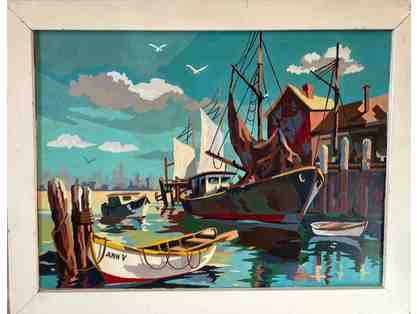 Vintage Cape Cod Paint-by-Numbers