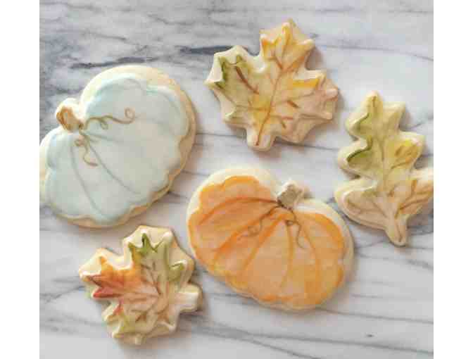 Elisabeth and Butter- One Dozen Custom Decorated Sugar Cookies