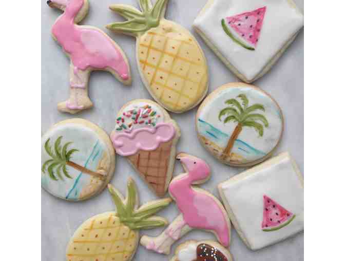 Elisabeth and Butter- One Dozen Custom Decorated Sugar Cookies