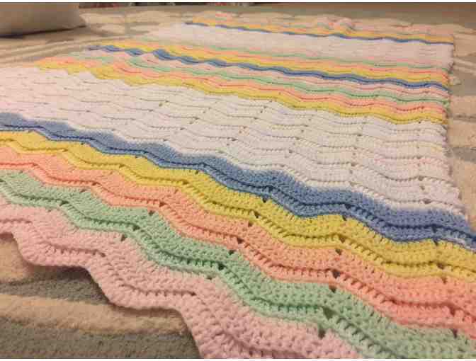 Crocheted Blanket- Multicolored