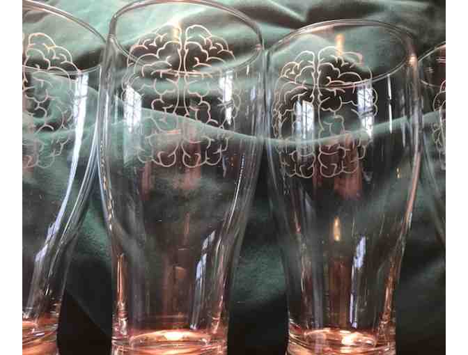 Brain Beer Glasses- set of 4 - Photo 4