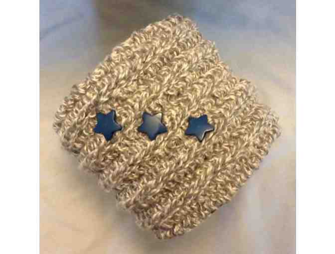 BLUE STARS Dog Cowl Neck-Warmer (Size Large)