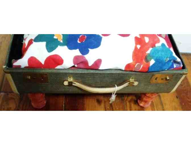 Vintage Suitcase Pet Bed