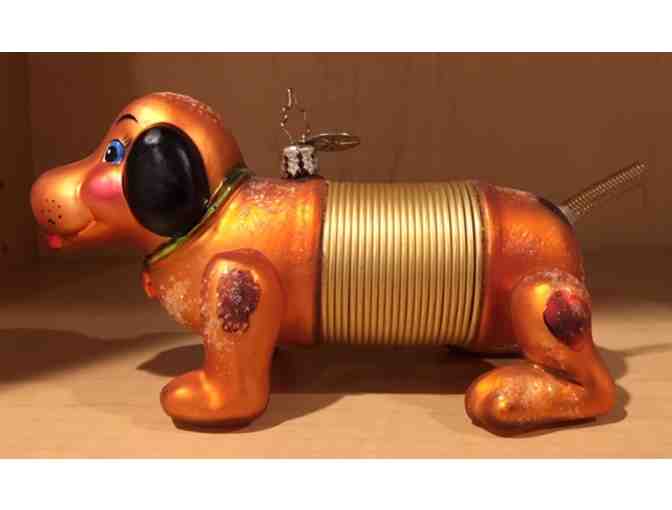 Christmas Ornament - Radko DOG PUPPY SLINKY DACHSHUND 2007 - Perfect Condition