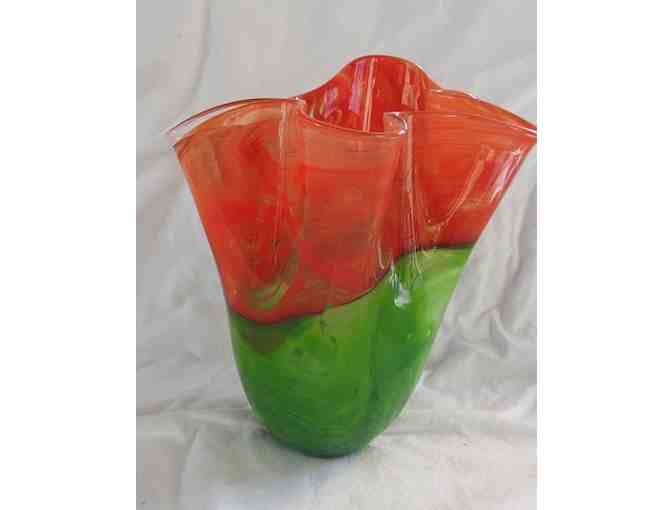 Unusual Glass Vase - Photo 1