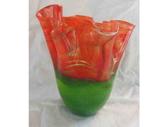 Unusual Glass Vase - Photo 2