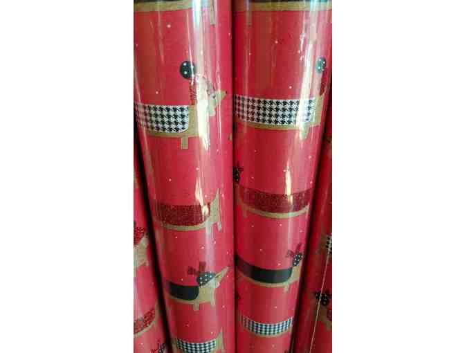 Dachshund Christmas Wrapping Paper and Gift Bags